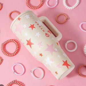 Limited edition Hydro Jug “Stars” design. 40oz. Leakproof tumbler.
